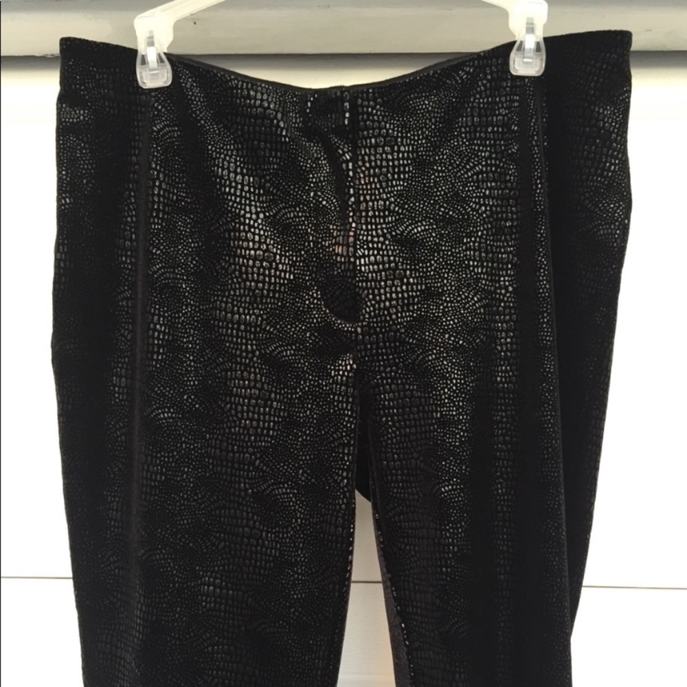 Vintage Ralph Lauren stretch lizard skin like pants.‍